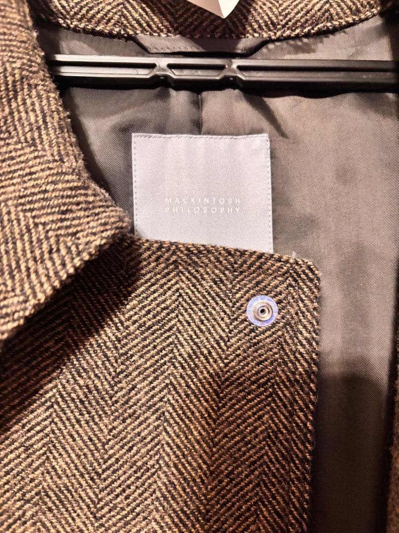 【美品】〈MACKINTOSH PHILOSOPHY〉ステンカラーコート