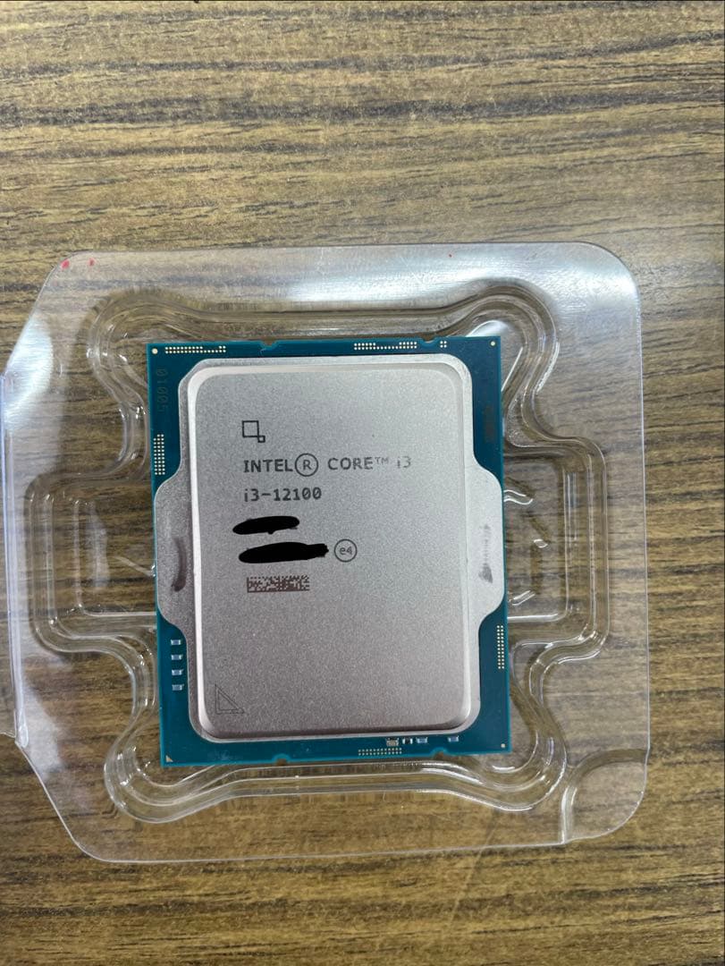【値下げ中】Intel Core i3-12100 動作確認済