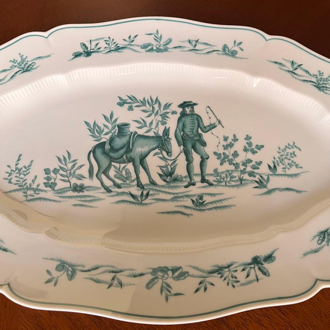 【仏ビンテージ】アビランドリモージュ★Les Islettes★パーティプレート