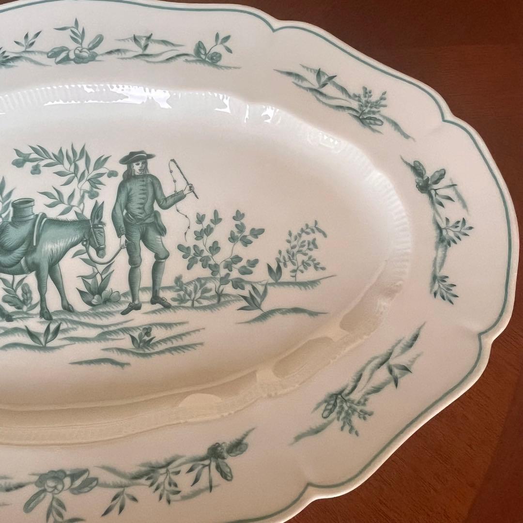 【仏ビンテージ】アビランドリモージュ★Les Islettes★パーティプレート