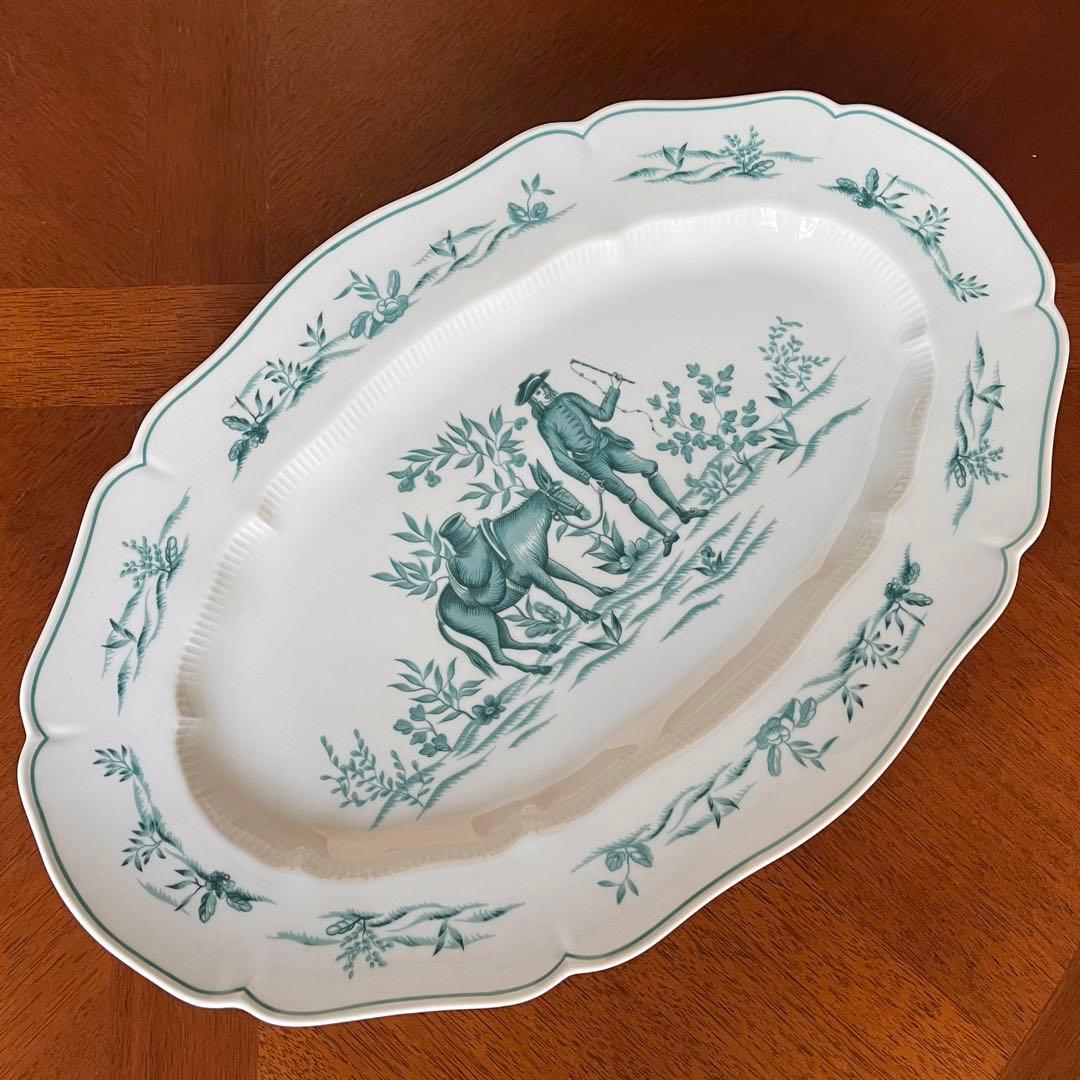 【仏ビンテージ】アビランドリモージュ★Les Islettes★パーティプレート