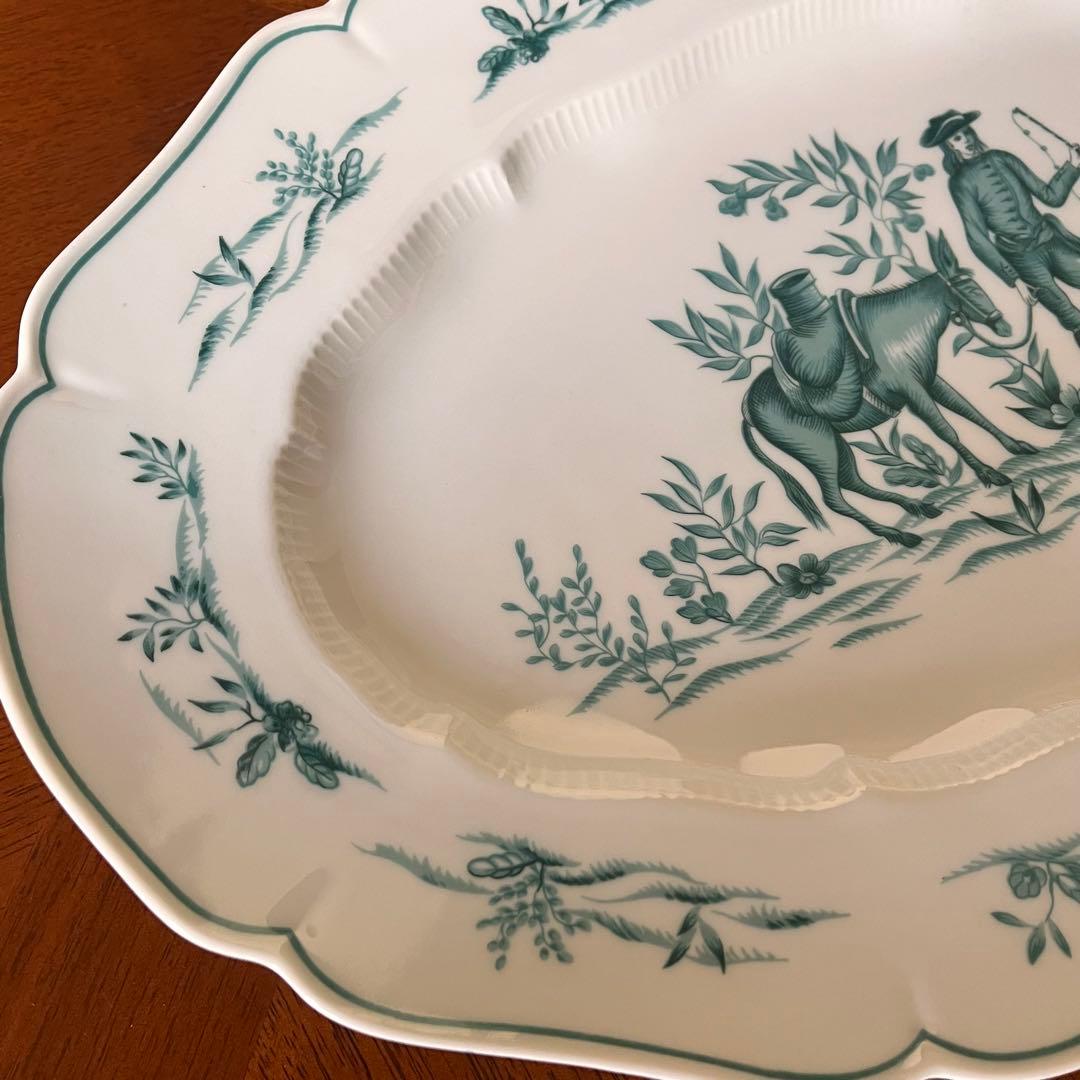 【仏ビンテージ】アビランドリモージュ★Les Islettes★パーティプレート