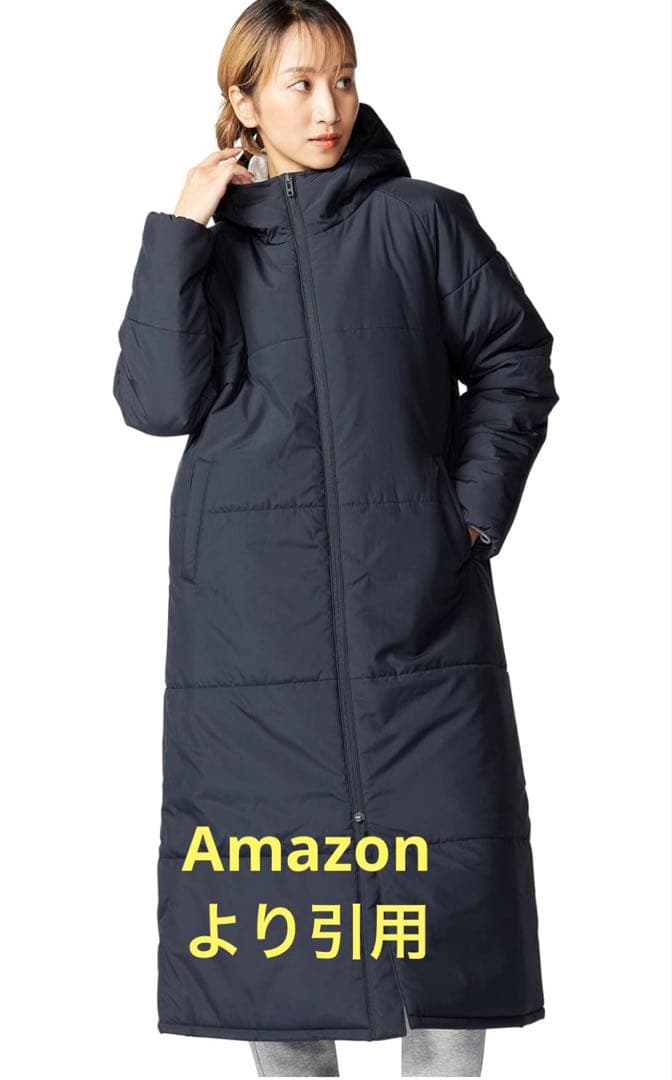 Under Armour フード付きロングコート M/M/M ネイビー