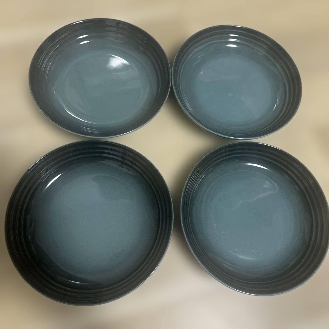 専用　ルクルーゼ パスタボウル　オーシャン22cm 4枚セットとシリアルボール