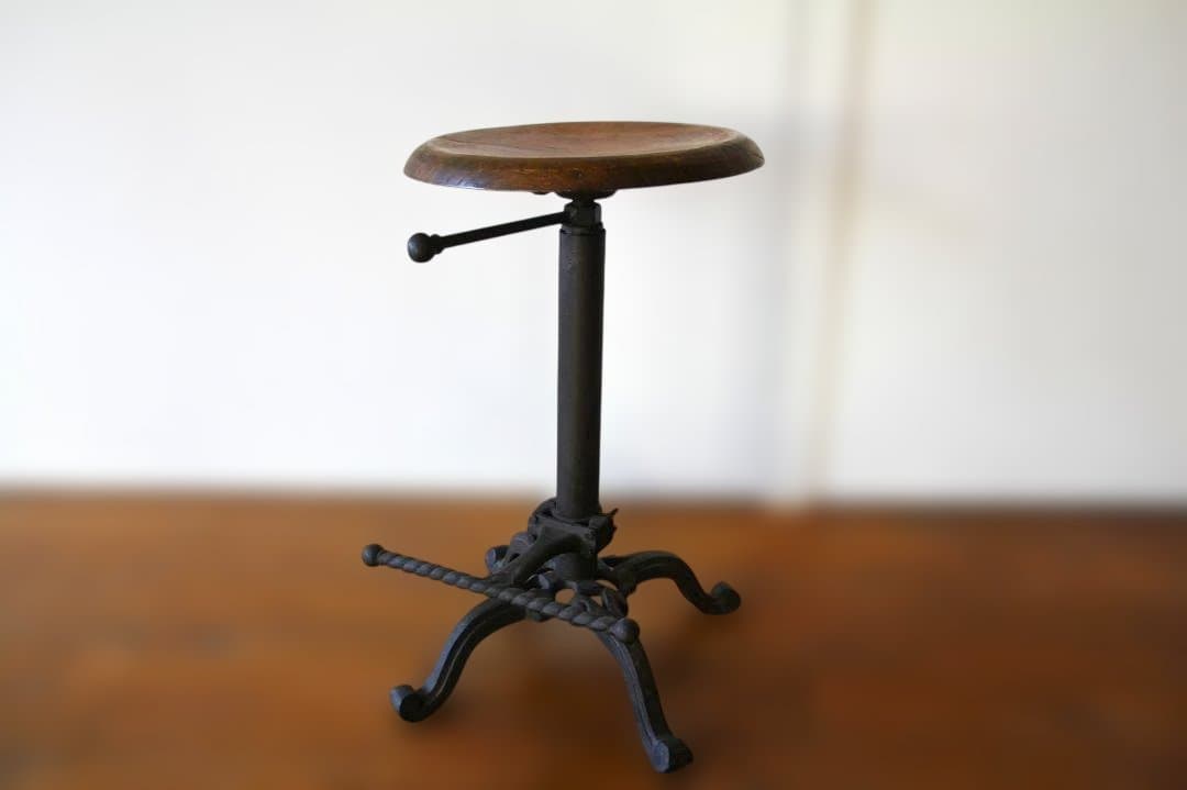 ビンテージ／DULTON／スツールBAR STOOL ANTIQUE BLACK
