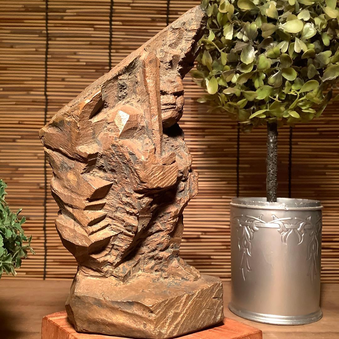 彫刻家「山崎寛作・不動明王」山崎寛彫刻素描展・不動尊ブロンズ像