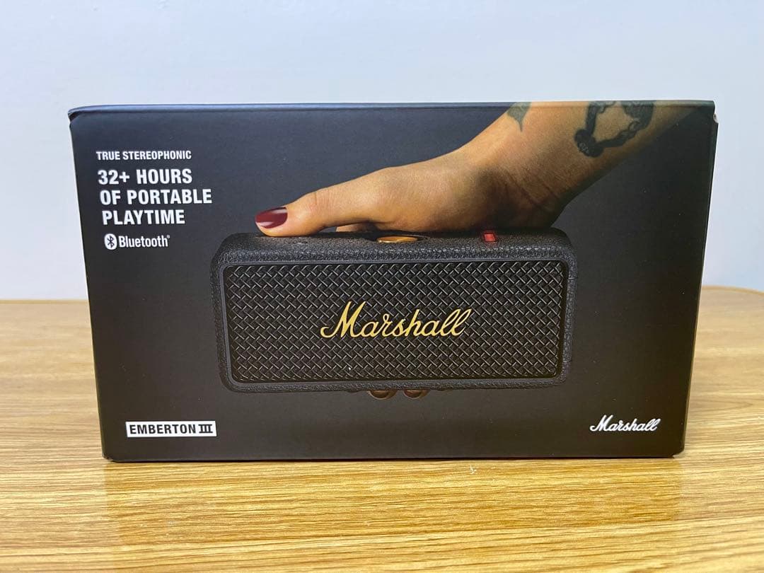 ⭕️新品未開封、国内正規品⭕️Marshall EmbertonIII ブラック