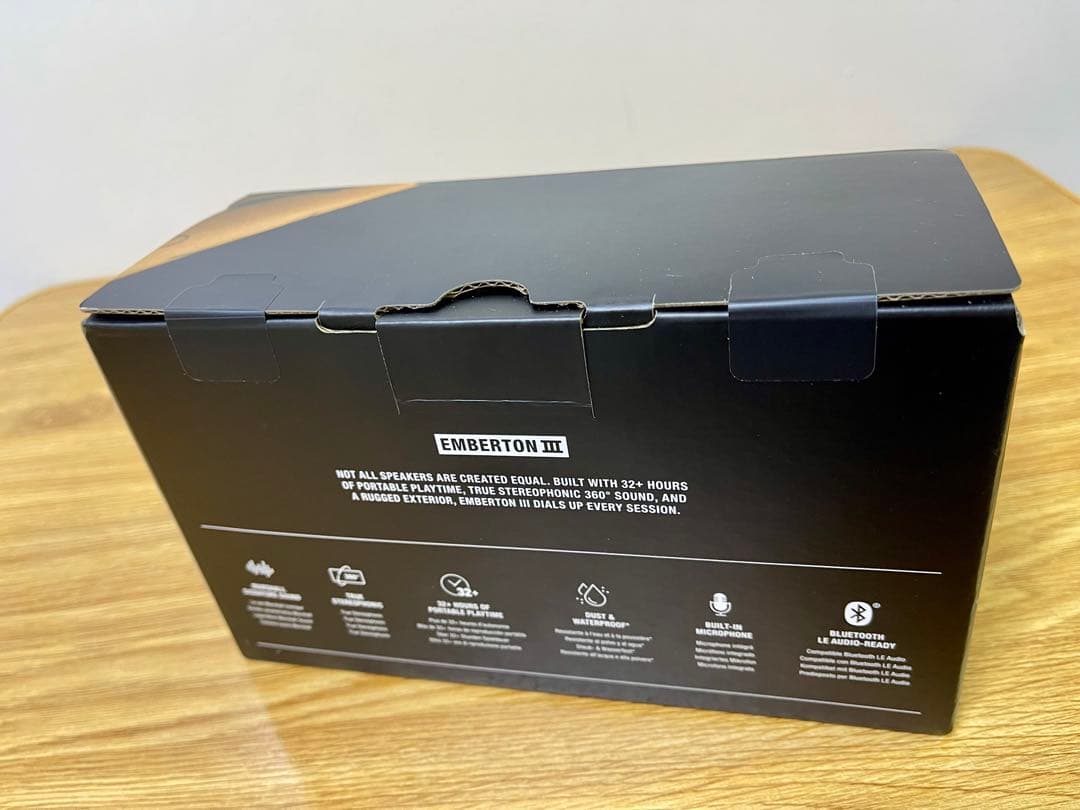 ⭕️新品未開封、国内正規品⭕️Marshall EmbertonIII ブラック