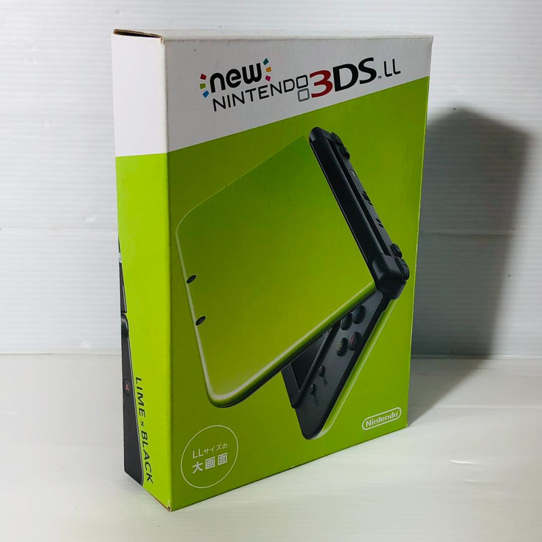 ☆未使用品☆極美品　Newニンテンドー3DS LLライム×ブラック 生産終了 訳