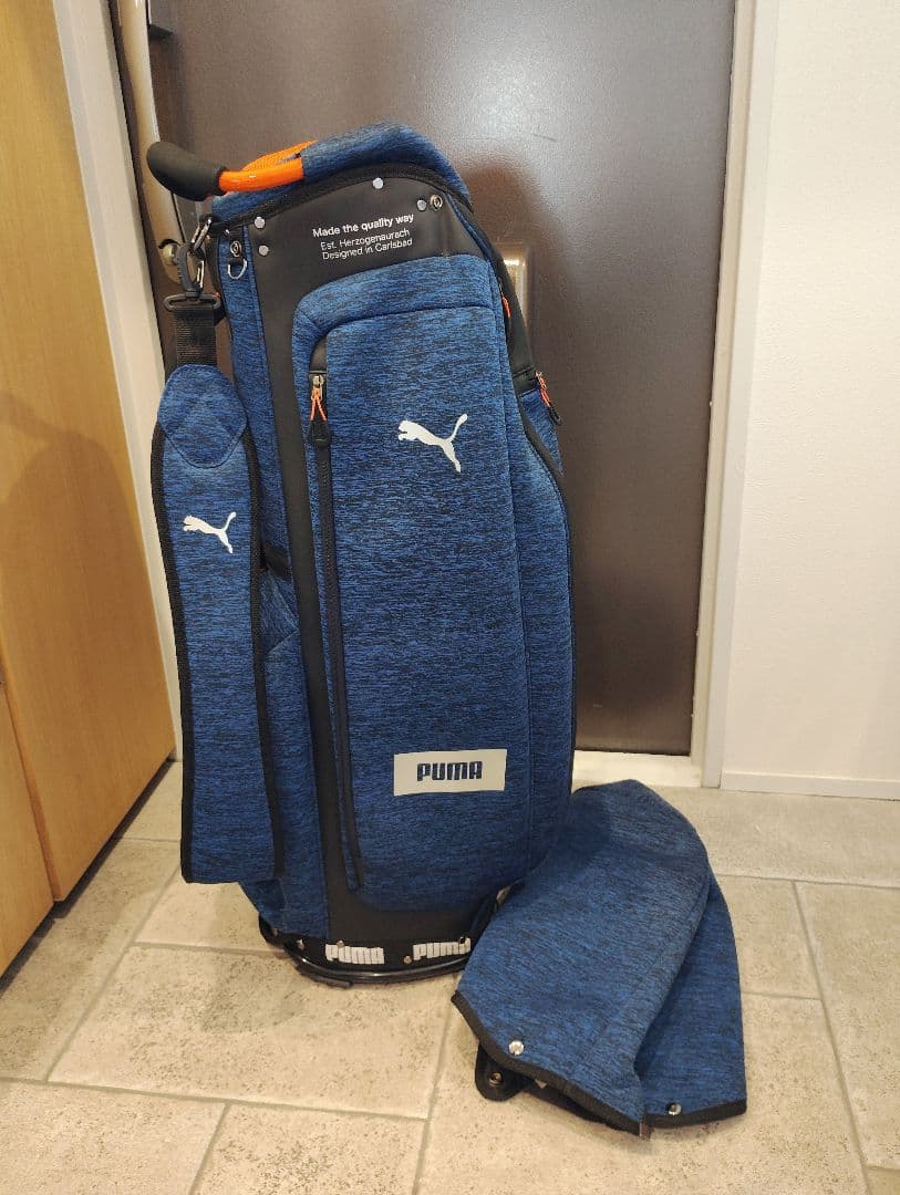 【完売、美品】希少、ＰＵＭＡ プーマ ゴルフ キャディバッグ９型