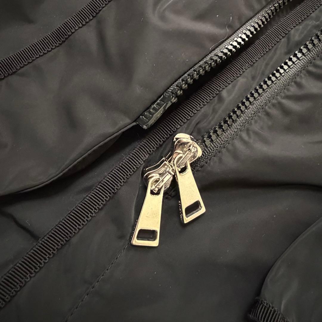 【極美品】MONCLER アンテミス ブラック サイズ1 ナイロンコート