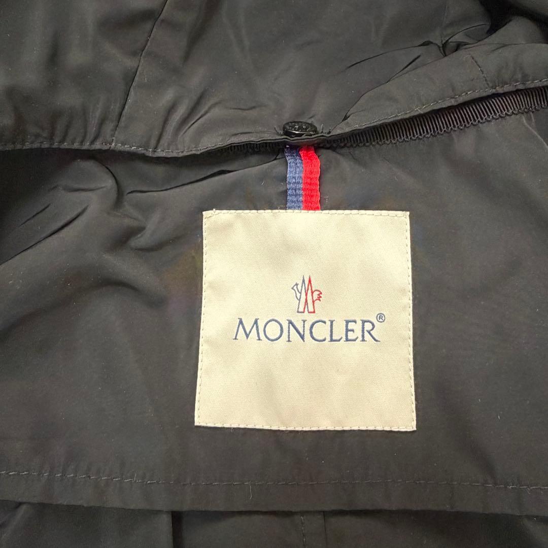 【極美品】MONCLER アンテミス ブラック サイズ1 ナイロンコート