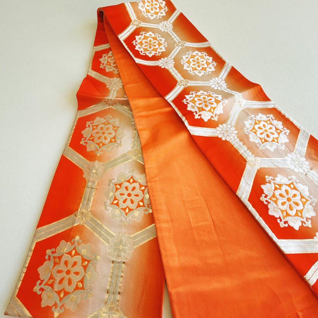 フルセット 七五三 7歳女の子 長着＆長襦袢＆帯＆小物　黄緑　絞り柄　組紐　花