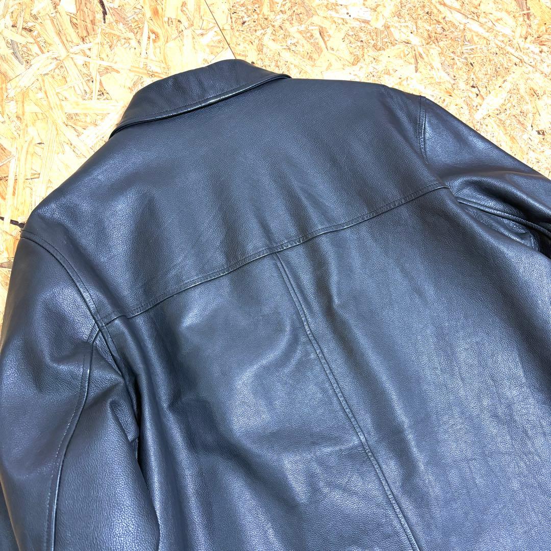 90s OLD GAP leather jacket car coat 極美品