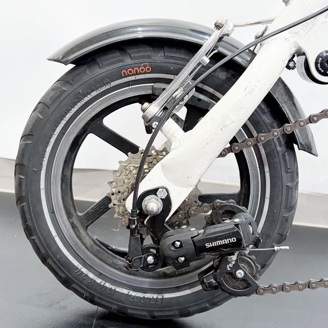 NANOO FD-1207 折りたたみ自転車 12インチ シマノ7段 アルミ
