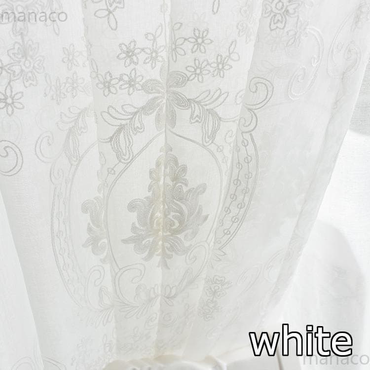 クリップ50個計6枚トルコ刺繍 ホワイト レース 2枚セット×3セット