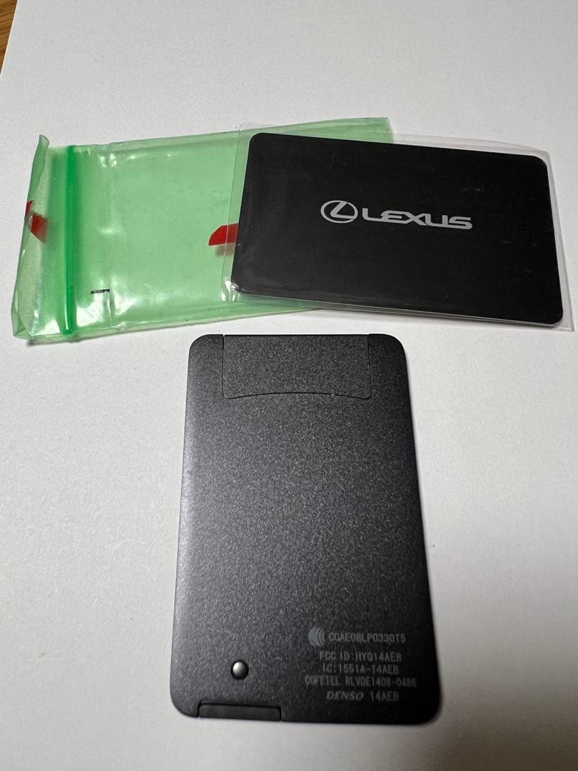 未使用　Lexus カードキー