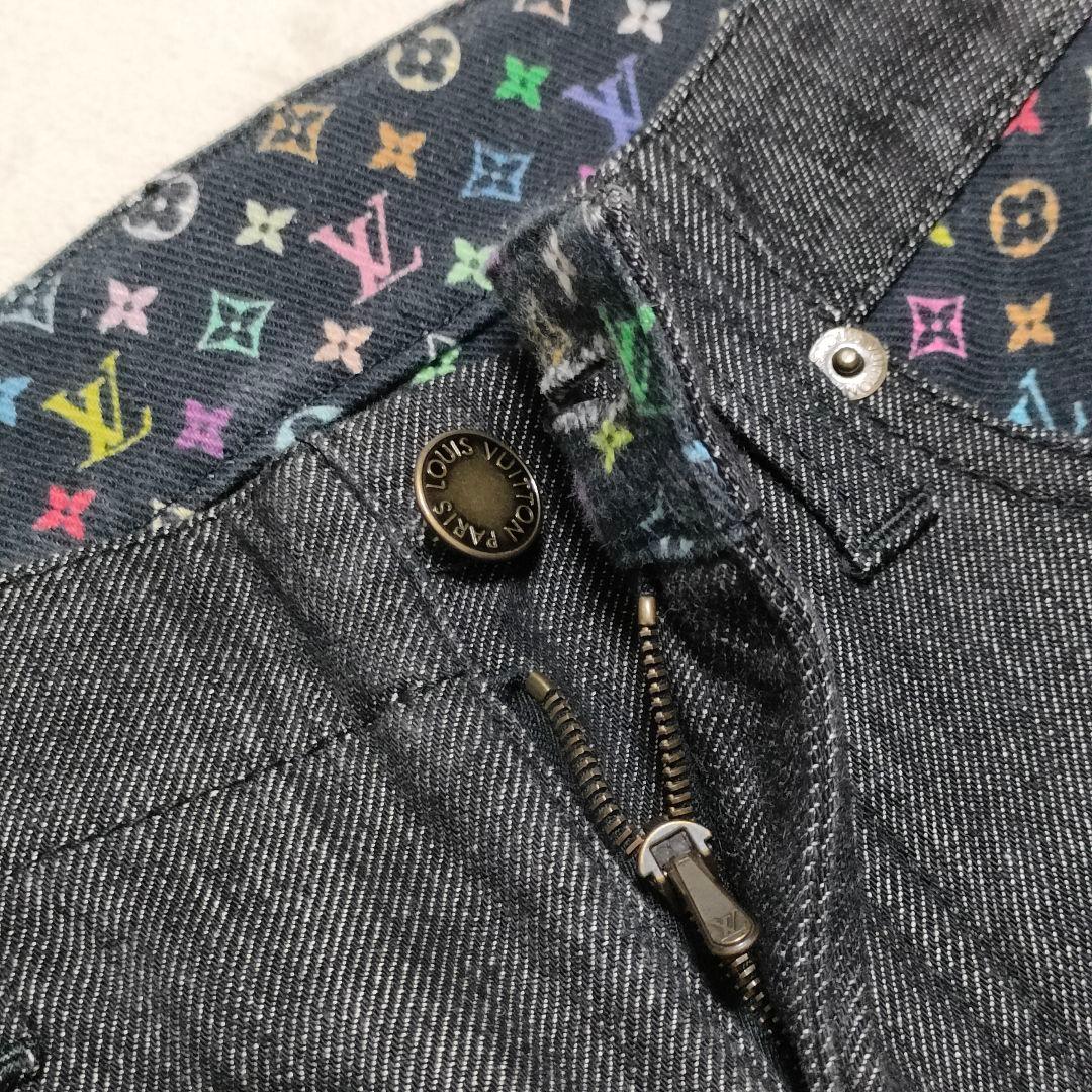 LOUIS VUITTON　デニム　モノグラム　ブラック　34
