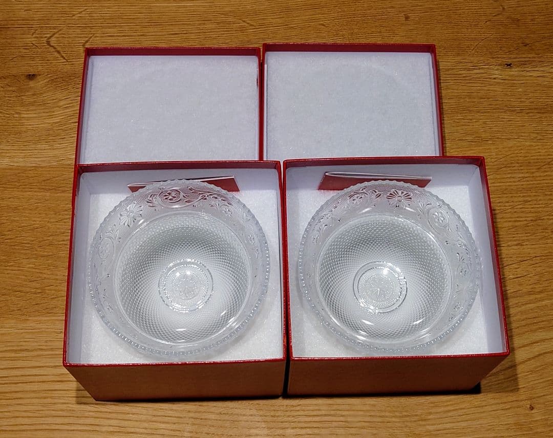 Baccarat クリスタルガラス ボウル 2個セット