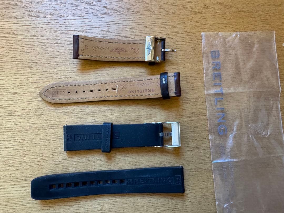 BREITLING ベルト　カーフ　ラバー 使用少なめ　ブライトリング