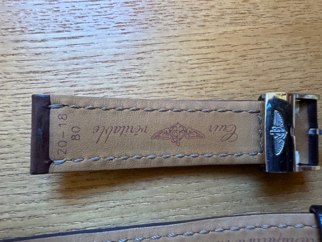 BREITLING ベルト　カーフ　ラバー 使用少なめ　ブライトリング