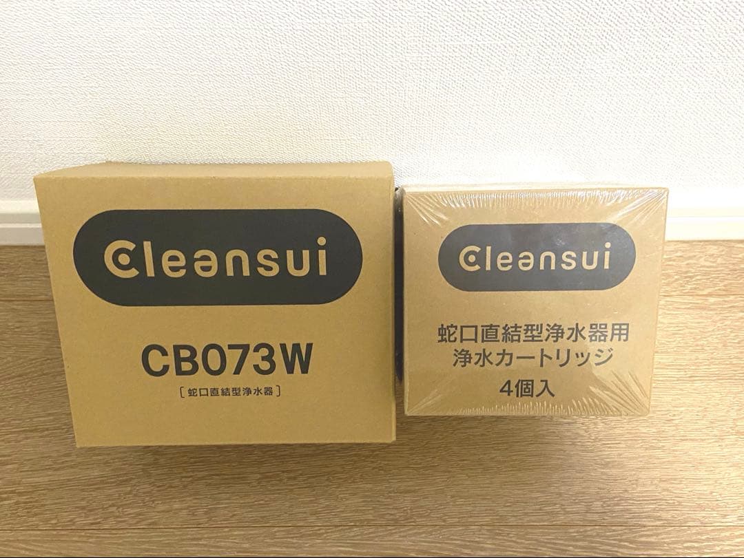 Cleansui CB073W 蛇口用浄水器 カートリッジ4個入