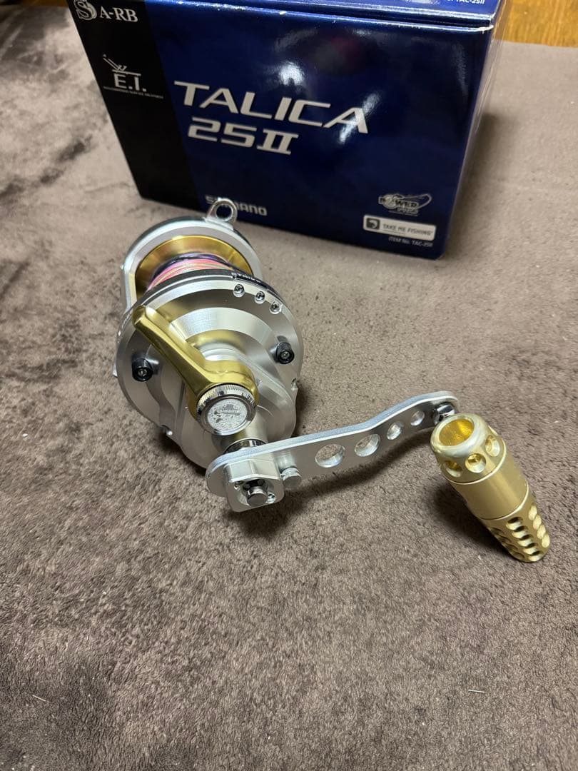 ジャンク品　SHIMANO TALICA 25II CCMハンドル