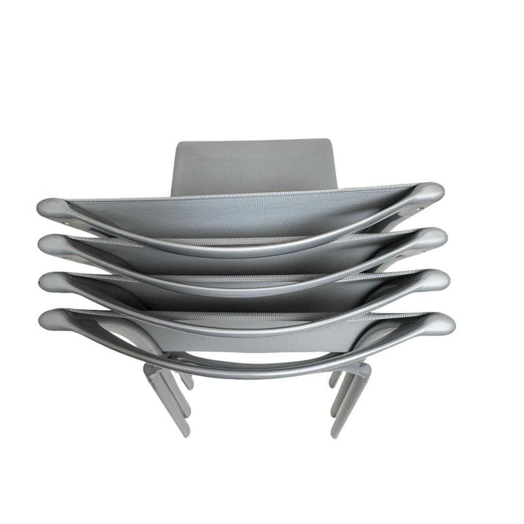 Alias  アリアス ハイフレームスタッキングチェア グレー 4脚 イタリア製