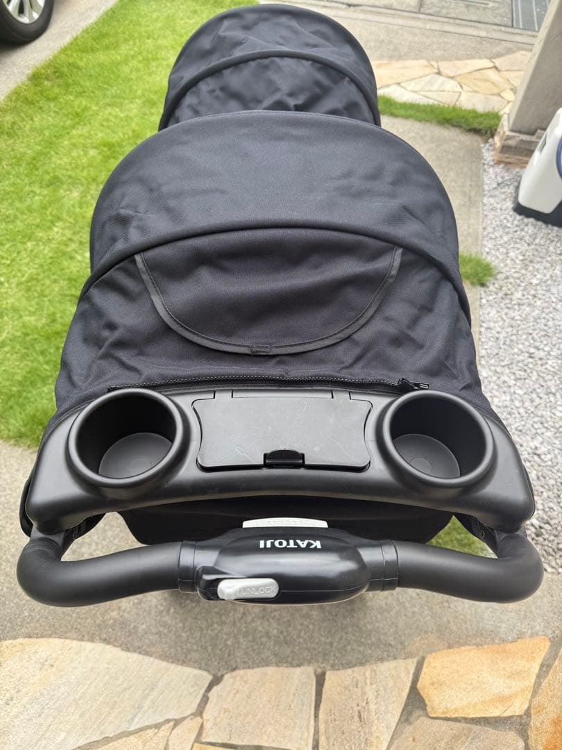 【SALE】二人乗りベビーカー カトージ 二人でゴーDX