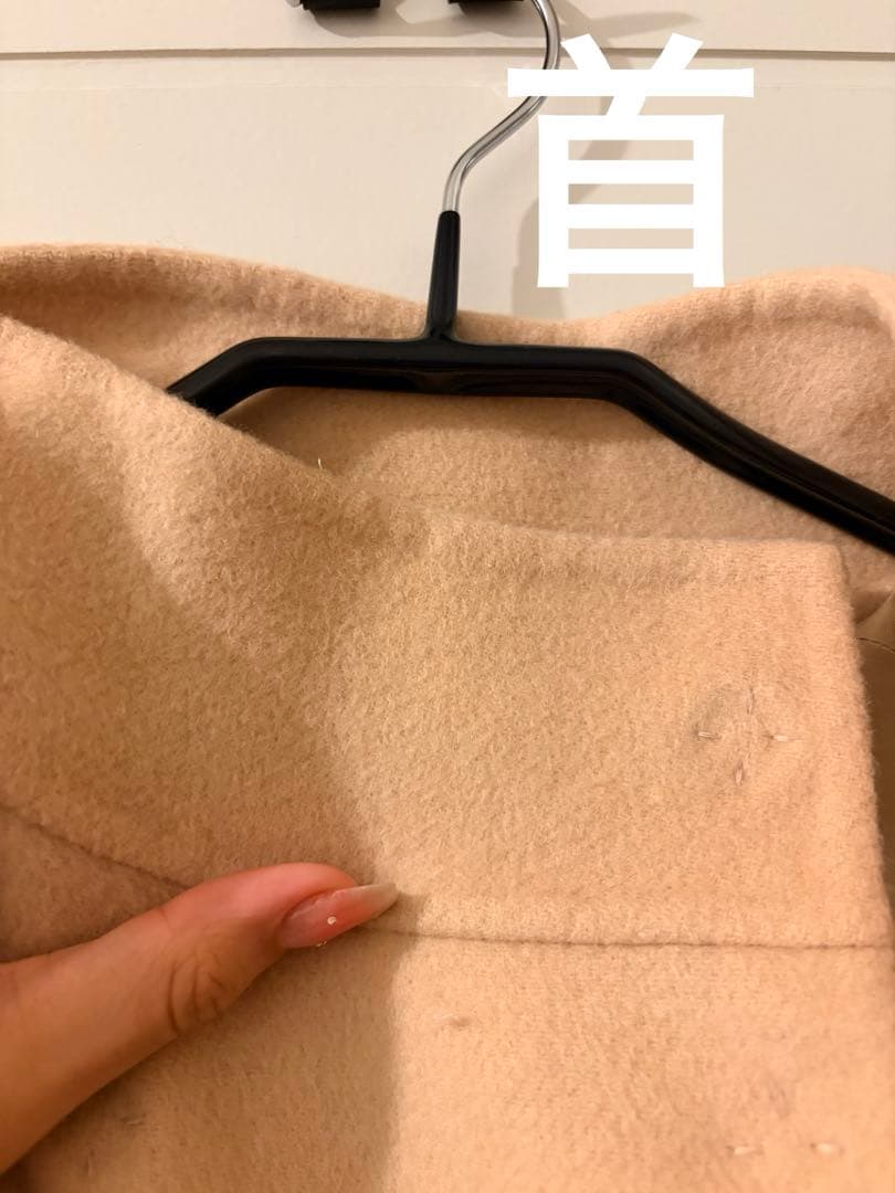 スーパーダブルフェイス ベルテッドコート TOMORROWLAND ベージュ