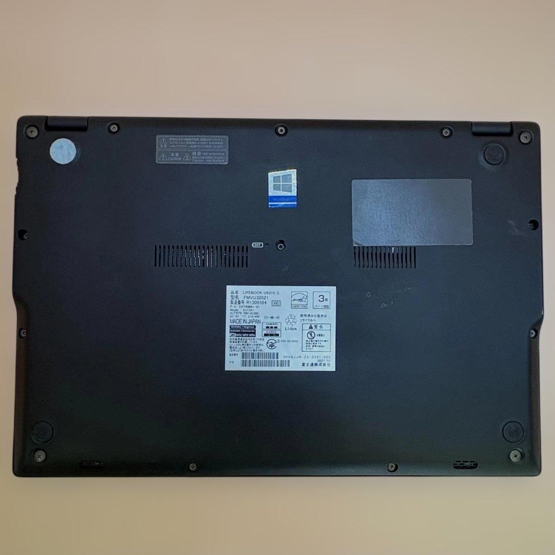 美品 富士通 LIFEBOOK 第10世代i5 8GB SSD256GB カメラ