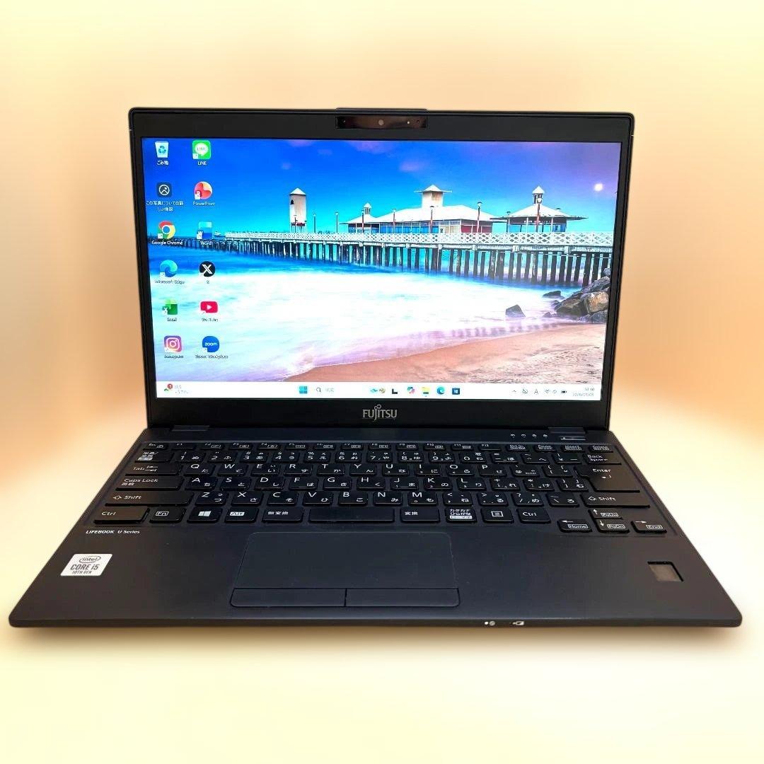 美品 富士通 LIFEBOOK 第10世代i5 8GB SSD256GB カメラ