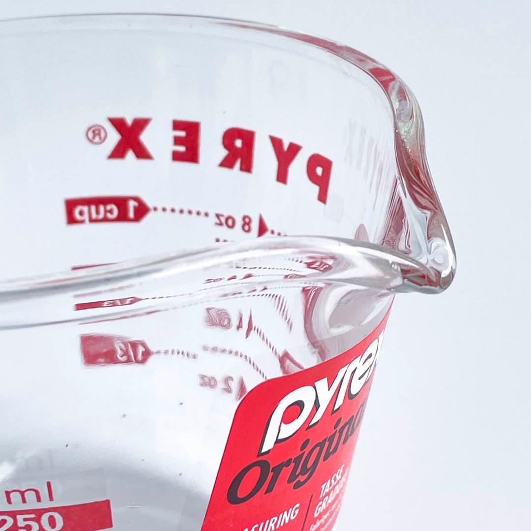 【デッドストック】旧ロゴ パイレックス計量カップ 250ml／1L 2個セット