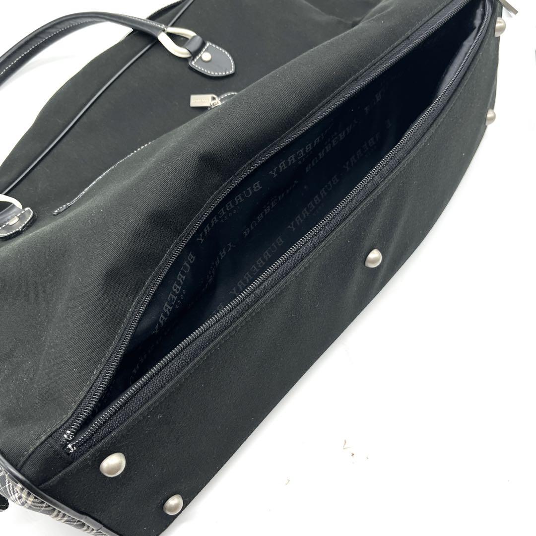 【極美品 未使用級】バーバリー ゴルフ チェック ボストンバッグ