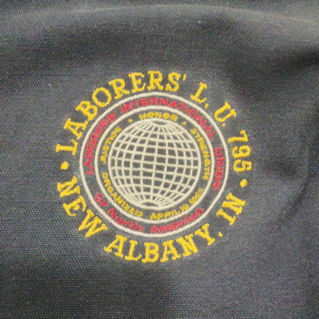 Carhartt カーハート アクティブジャケット USA製 ネイビー 企業ロゴ