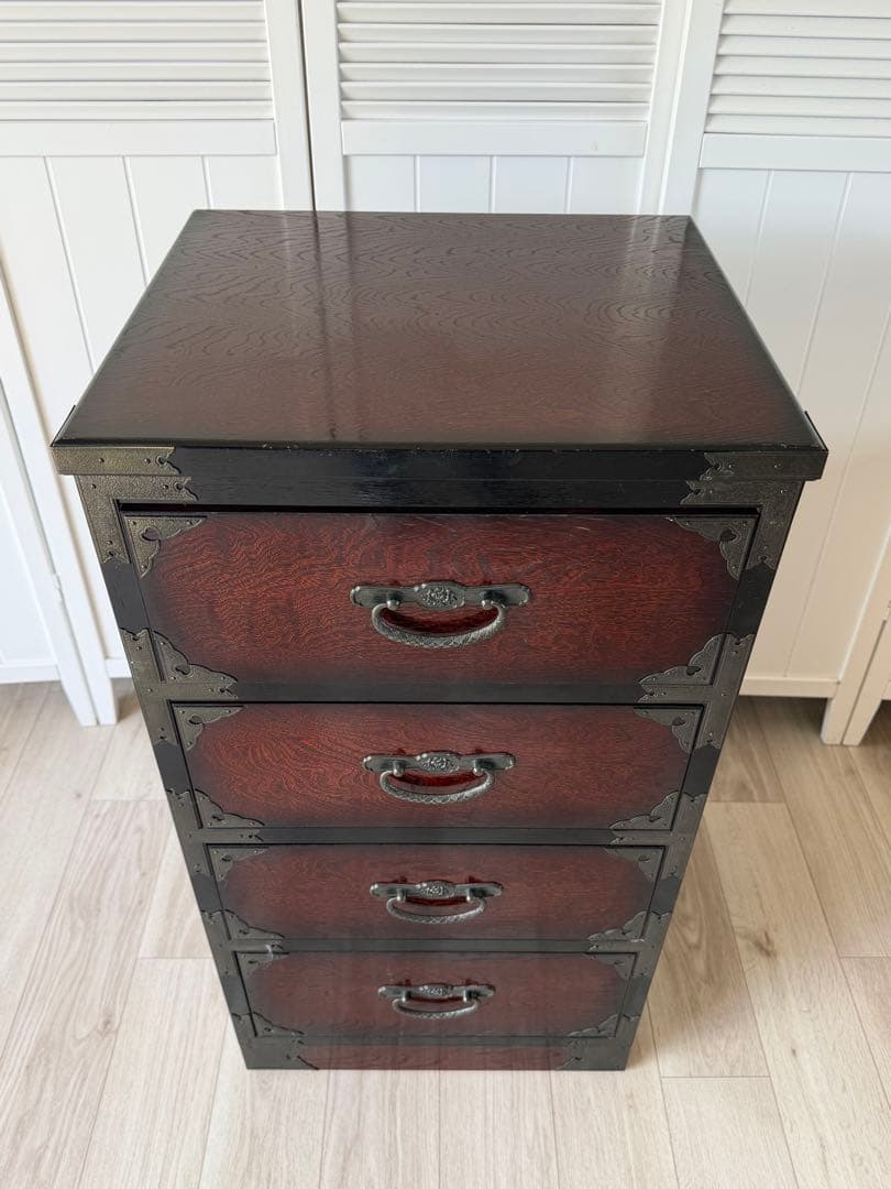 専用出品 筑後民芸家具 時代箪笥 民芸箪笥 収納家具 整理箪笥　装飾金具