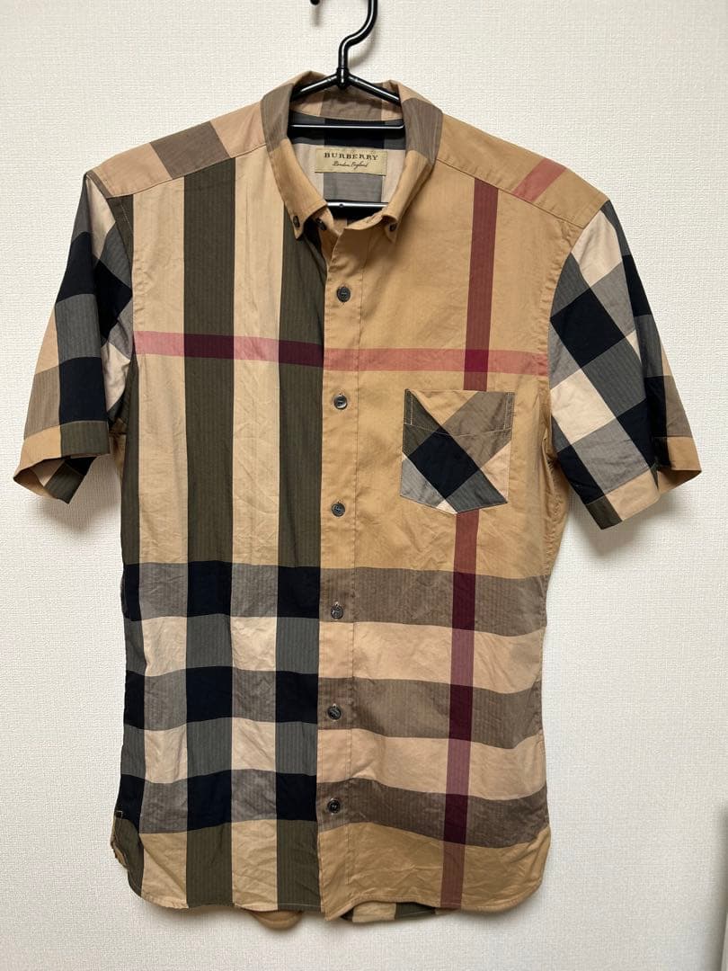 早い者勝ち！BURBERRY チェック柄 半袖シャツ　メガチェック