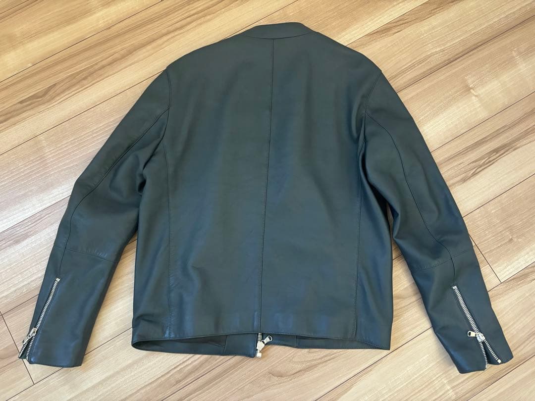 TOMORROWLAND DENIM ブラックレザージャケット　L