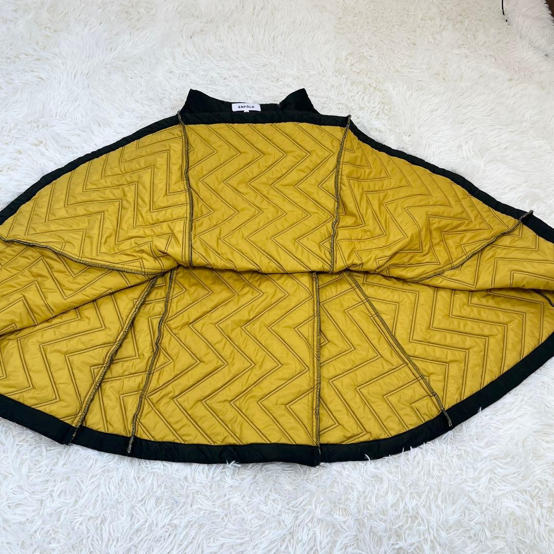 タンメンENFOLD エンフォルド キルティング スカート 36