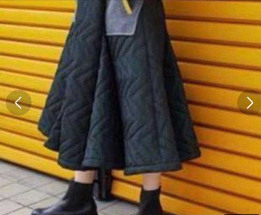 タンメンENFOLD エンフォルド キルティング スカート 36