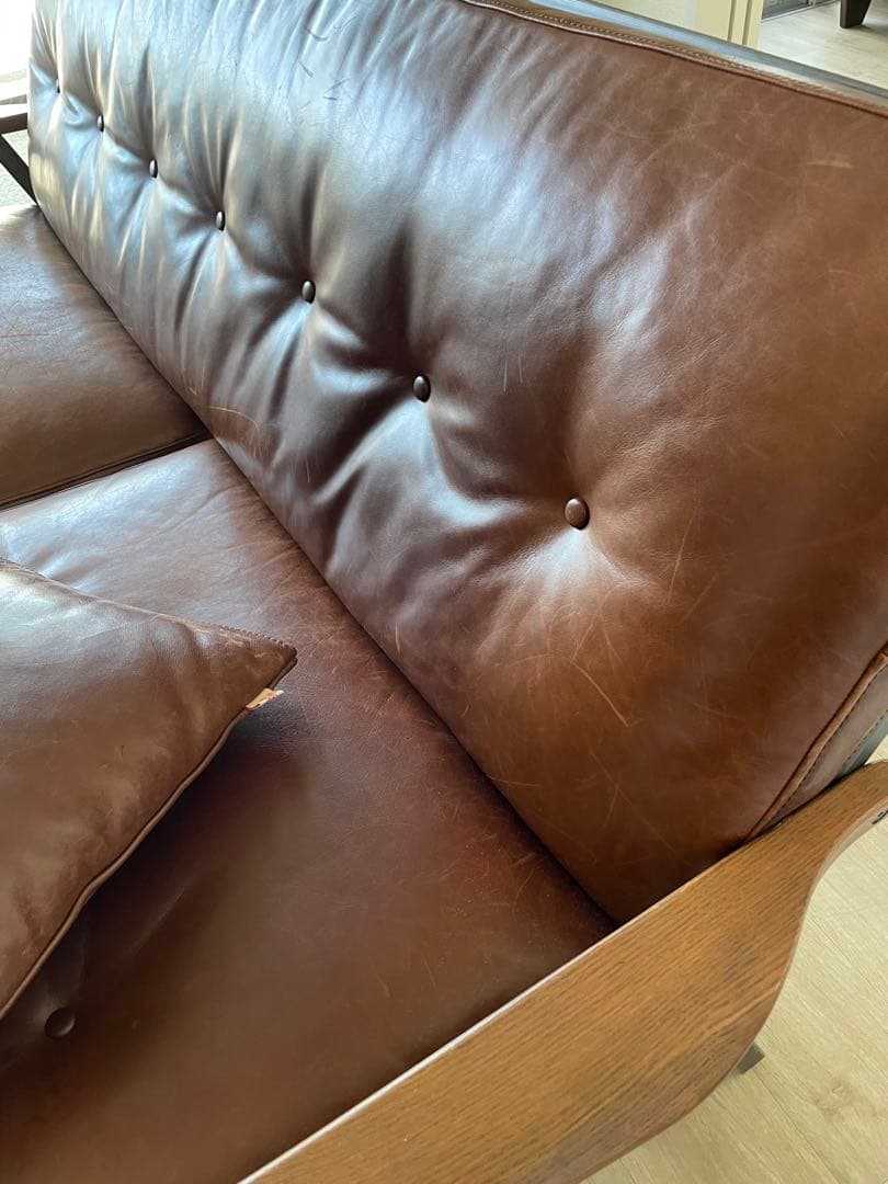 【貴重】アクメファニチャー GRANDVIEW SOFA （クッション付）