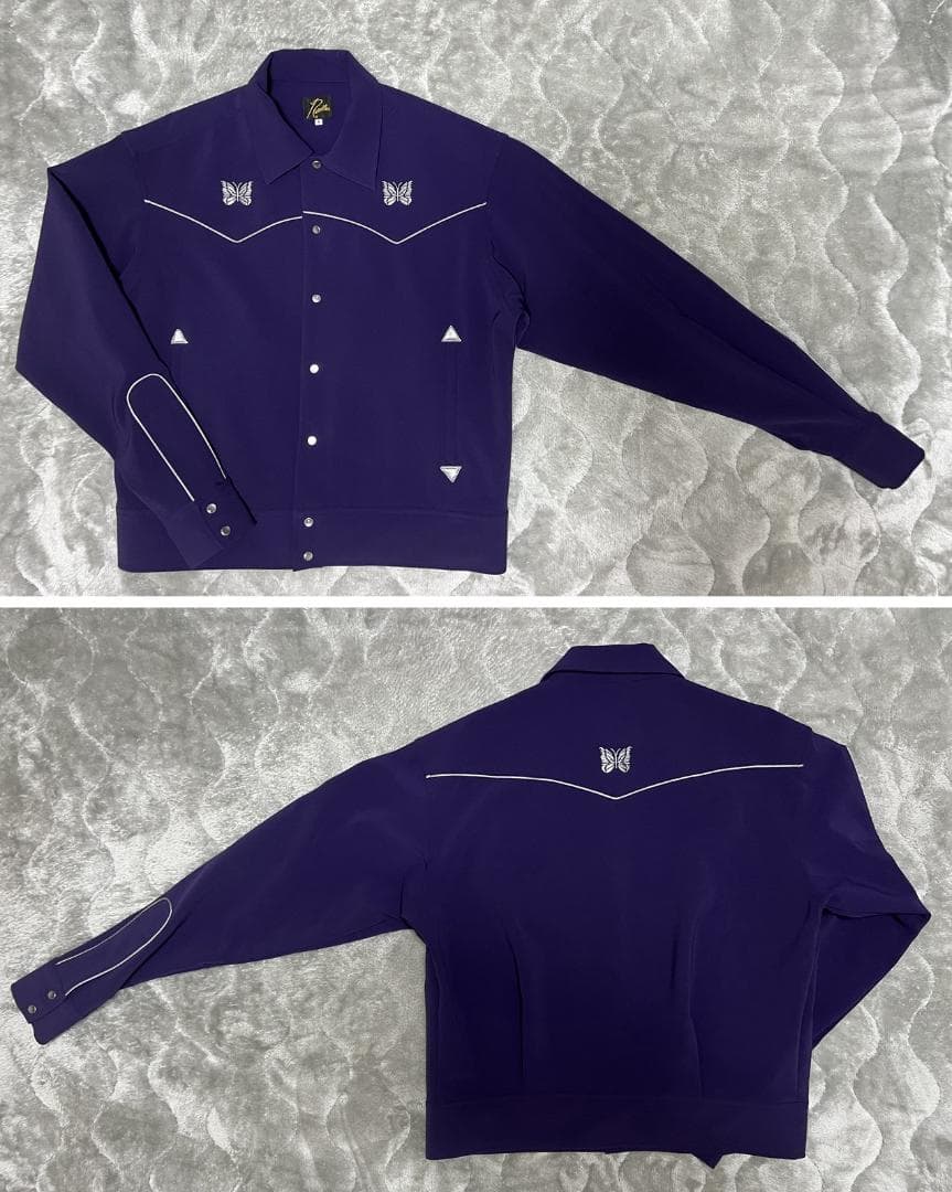 【美品】Needles　パイピング カウボーイ ジャケット 二重織 【S】