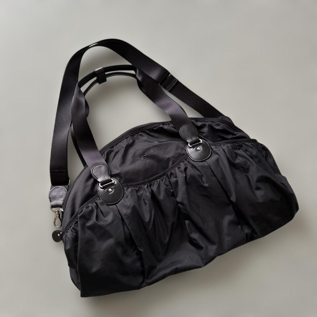 【お値下げ】未使用 美品 agnes b. アニエスベー ボストン ショルダー