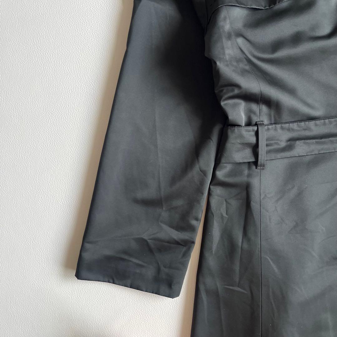 マックスマーラ　トレンチコート　ダブル　ベルト　Max&Co　ロング　ブラック