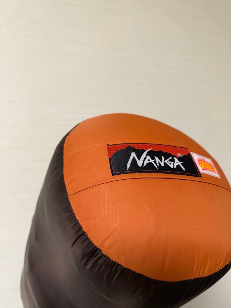NANGA　シュラフ　クロスオレンジ限定生産800STD レギュラー