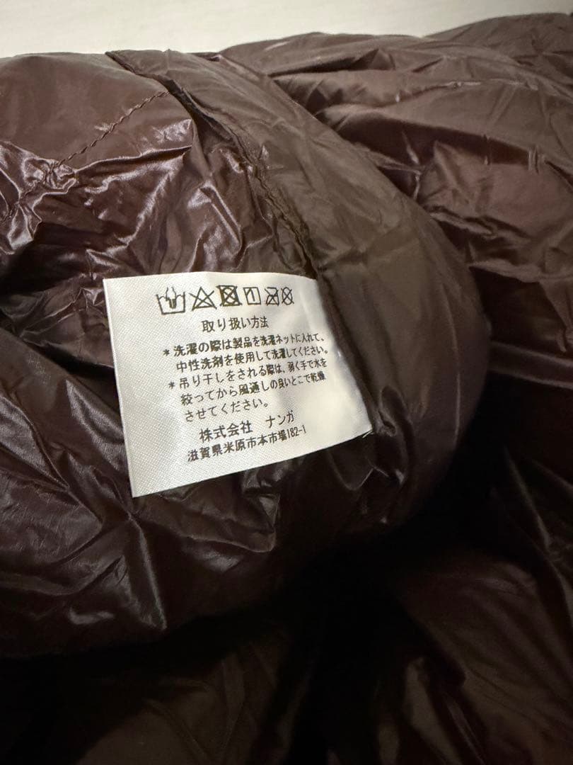 NANGA　シュラフ　クロスオレンジ限定生産800STD レギュラー