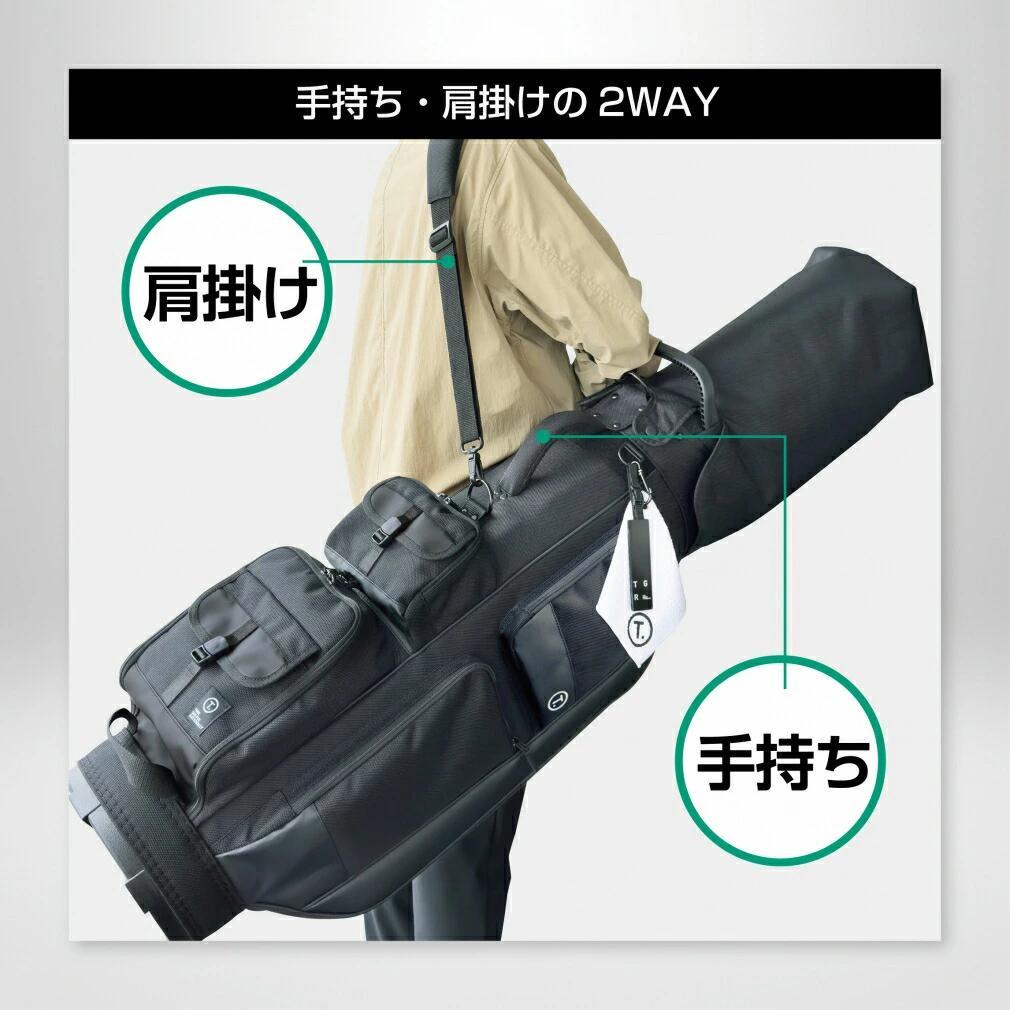 ティゴラ T.キャディバッグ ゴルフ 9型 : ブラック TIGORA