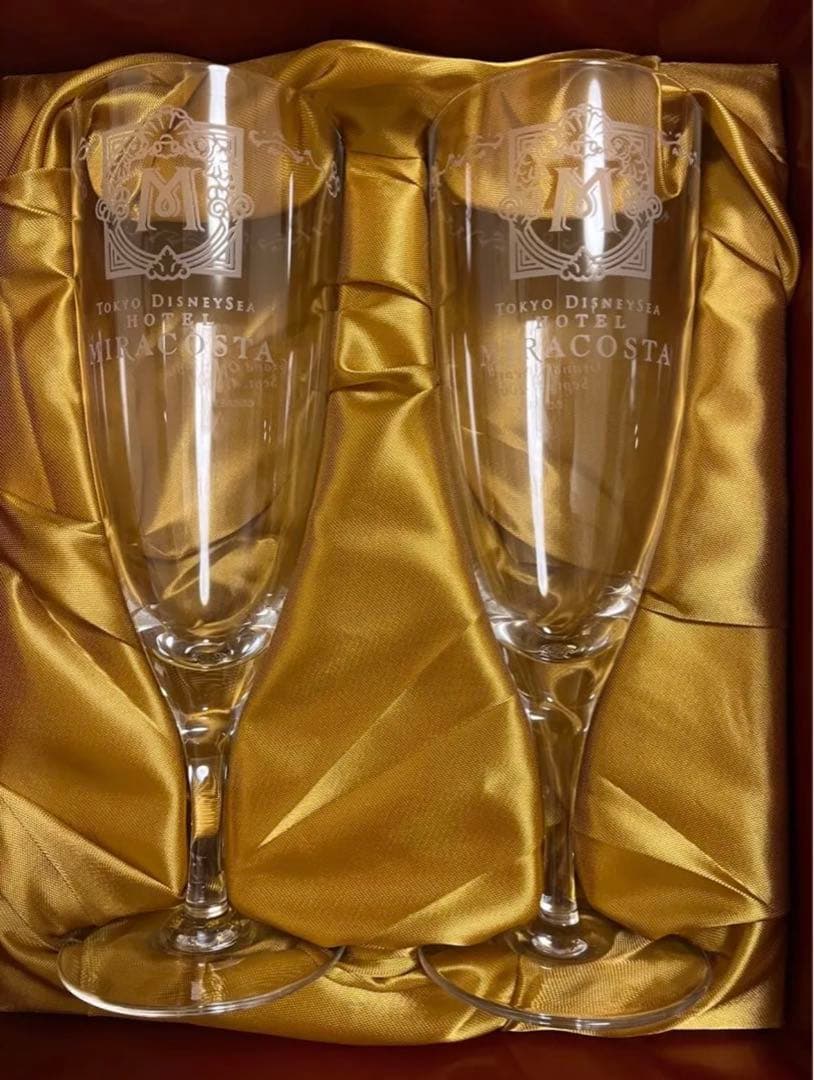 【新品未使用】ホテルミラコスタ オープニング記念 ペアグラス 非売品