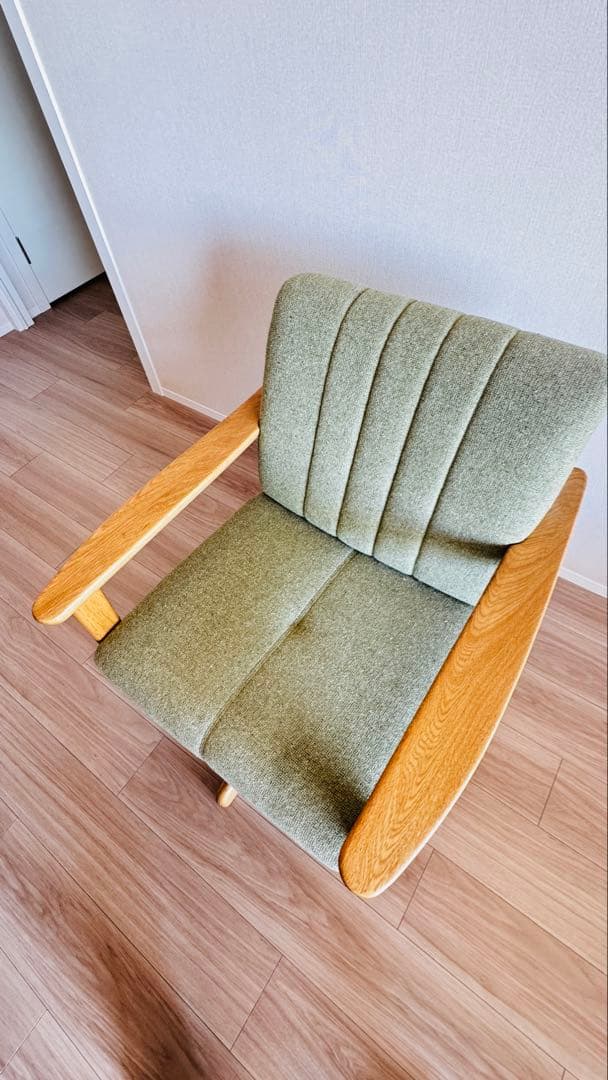 レトロ アームチェア グリーン