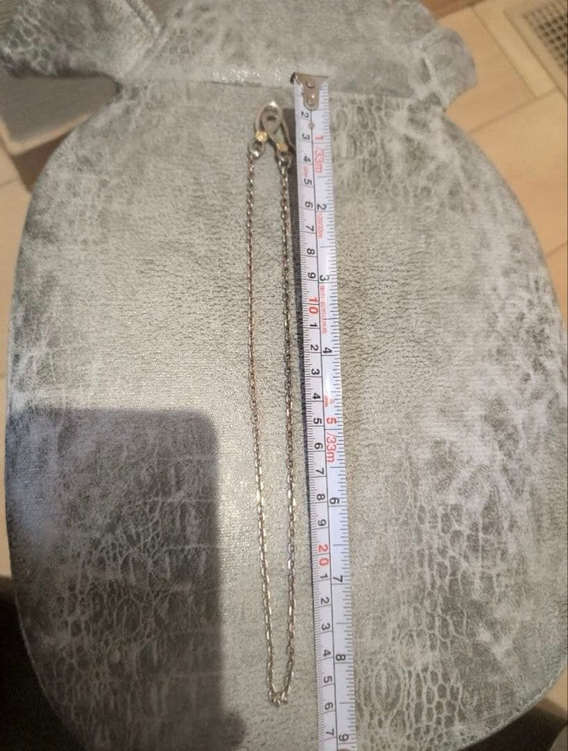 TADY&KING OLDフックSV K18ローズメタル　細角チェーン